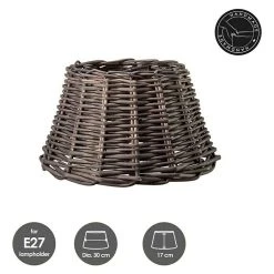 BAUHAUS Home Sweet Home Lampenschirm Roseau L X B X H: 30 X 20 X 30 Cm, Braun, Holz, Rund -Bauhaus Home 12 463