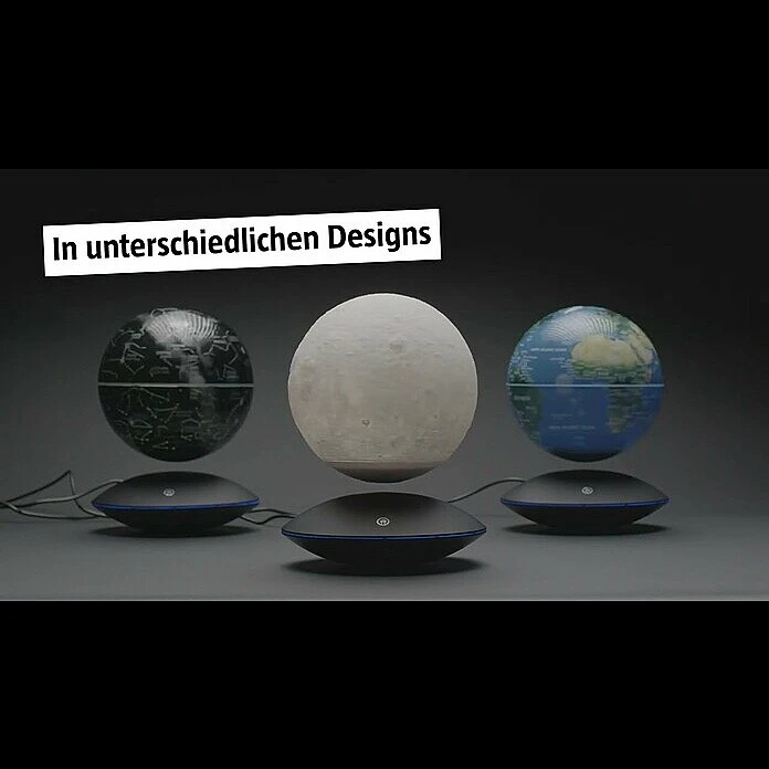 BAUHAUS LED-Dekoleuchte Rund Mond 3 W, Weiß, Mond Motiv 6 BAUHAUS LED-Dekoleuchte Rund Mond 3 W, Weiß, Mond Motiv – Bild 4