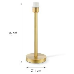 BAUHAUS Home Sweet Home Lampenfuß Stick 40 W, Farbe: Messing, Höhe: 39 Cm 11 BAUHAUS Home Sweet Home Lampenfuß Stick 40 W, Farbe: Messing, Höhe: 39 Cm -Bauhaus Home 12 48