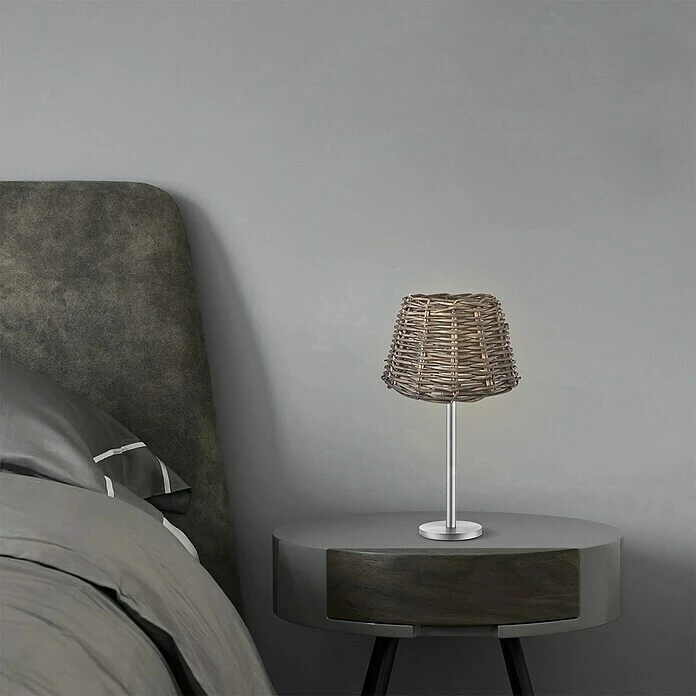 BAUHAUS Home Sweet Home Lampenschirm Roseau 20 Cm, Dunkelbraun, Rattan, Oval 5 BAUHAUS Home Sweet Home Lampenschirm Roseau 20 Cm, Dunkelbraun, Rattan, Oval – Bild 3