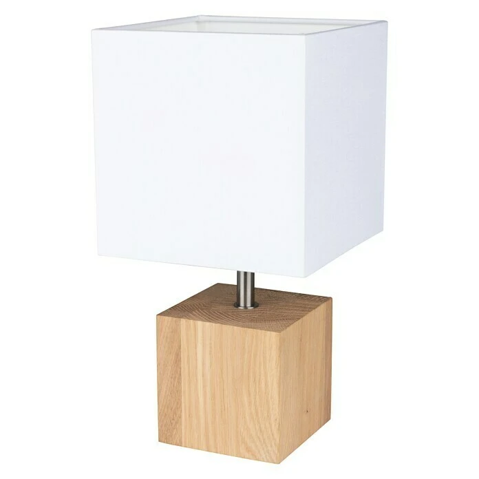 BAUHAUS Spotlight Tischleuchte Square 25 W, L X B X H: 15 X 15 X 30 Cm, Eiche, E27 3 BAUHAUS Spotlight Tischleuchte Square 25 W, L X B X H: 15 X 15 X 30 Cm, Eiche, E27