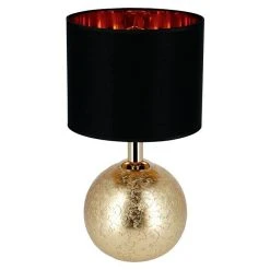 BAUHAUS Tween Light Tischleuchte Gala 48 W, Schwarz/Gold, G9 -Bauhaus Home 12 522