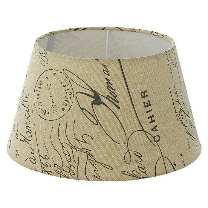 BAUHAUS Eglo Lampenschirm 1+1 Vintage Ø X H: 25 X 14 Cm, Braun, Textil 3 BAUHAUS Eglo Lampenschirm 1+1 Vintage Ø X H: 25 X 14 Cm, Braun, Textil