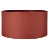 BAUHAUS Home Sweet Home Lampenschirm Canvas 50 Cm, Spanish Red, Baumwolle, Rund