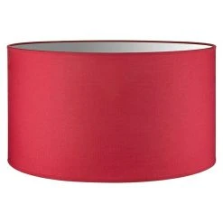 BAUHAUS Home Sweet Home Lampenschirm Bling Ø X H: 40 X 22 Cm, Pompeian Red, Baumwolle, Rund