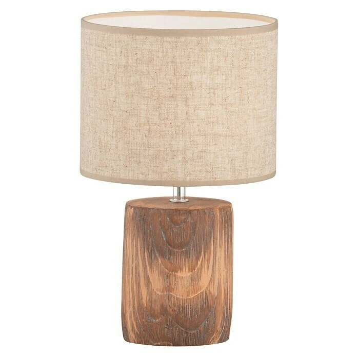 BAUHAUS Honsel Leuchten Tischleuchte Malik 40 W, L X B X H: 20 X 20 X 35 Cm, Holz, E14 4 BAUHAUS Honsel Leuchten Tischleuchte Malik 40 W, L X B X H: 20 X 20 X 35 Cm, Holz, E14 – Bild 2