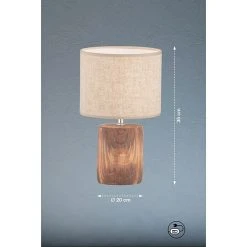 BAUHAUS Honsel Leuchten Tischleuchte Malik 40 W, L X B X H: 20 X 20 X 35 Cm, Holz, E14 9 BAUHAUS Honsel Leuchten Tischleuchte Malik 40 W, L X B X H: 20 X 20 X 35 Cm, Holz, E14 -Bauhaus Home 12 579