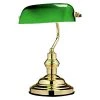 BAUHAUS Globo Tischleuchte Bankerslamp 60 W, L X B X H: 25 X 19 X 36 Cm, Messing, Grün, E27 -Bauhaus Home 12 600