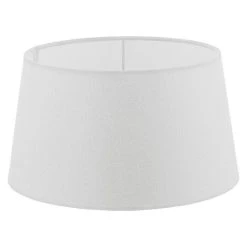 BAUHAUS Eglo Lampenschirm 1+1 Vintage Ø X H: 30 X 16,5 Cm, Weiß, Leinen