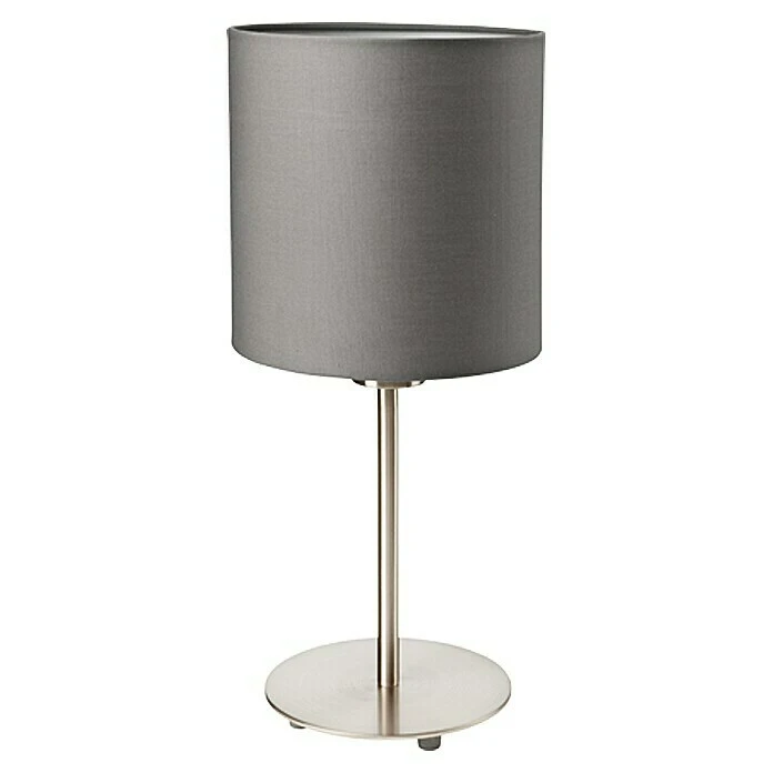 BAUHAUS Eglo Pasteri Tischleuchte Rund 60 W, Ø X H: 180 Mm X 40 Cm, Nickel Matt, Grau Matt, E27 3 BAUHAUS Eglo Pasteri Tischleuchte Rund 60 W, Ø X H: 180 Mm X 40 Cm, Nickel Matt, Grau Matt, E27