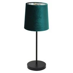 BAUHAUS Tween Light Tischleuchte Velvet 60 W, Petrol/Schwarz, E27 -Bauhaus Home 12 617