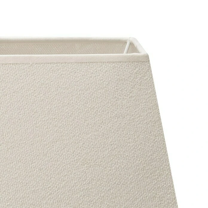 BAUHAUS Home Sweet Home Lampenschirm Melrose L X B X H: 20 X 20 X 14 Cm, Warm White, Stoff, Eckig 6 BAUHAUS Home Sweet Home Lampenschirm Melrose L X B X H: 20 X 20 X 14 Cm, Warm White, Stoff, Eckig – Bild 4