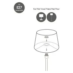 BAUHAUS Home Sweet Home Lampenschirm Largo Ø X H: 40 X 22 Cm, Castlerock, Stoff, Rund 11 BAUHAUS Home Sweet Home Lampenschirm Largo Ø X H: 40 X 22 Cm, Castlerock, Stoff, Rund -Bauhaus Home 12 649