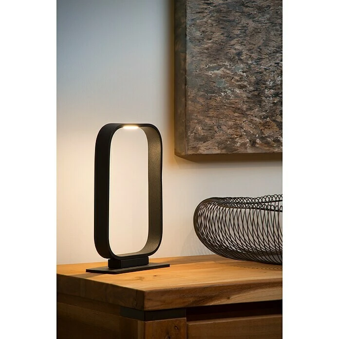 BAUHAUS Lucide LED-Tischleuchte Mika 7 W, L X B X H: 16 X 7 X 26 Cm, Schwarz, Schwarz, Warmweiß 3 BAUHAUS Lucide LED-Tischleuchte Mika 7 W, L X B X H: 16 X 7 X 26 Cm, Schwarz, Schwarz, Warmweiß