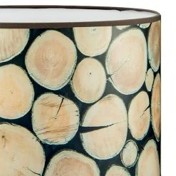 BAUHAUS Home Sweet Home Lampenschirm Wood Ø X H: 40 X 22 Cm, Bunt, Stoff -Bauhaus Home 12 660