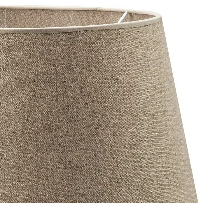 BAUHAUS Home Sweet Home Lampenschirm Melrose Ø X H: 24 X 16 Cm, Taupe, Stoff, Oval 8 BAUHAUS Home Sweet Home Lampenschirm Melrose Ø X H: 24 X 16 Cm, Taupe, Stoff, Oval – Bild 6