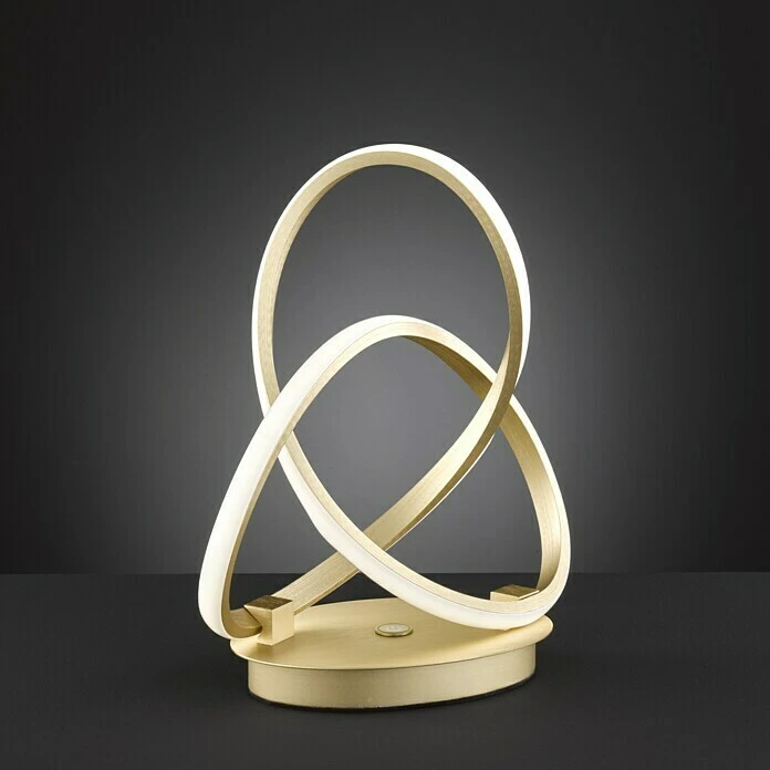 BAUHAUS WOFI Indigo LED-Tischleuchte 19 W, L X B X H: 28 X 14 X 33 Cm, Gold-matt, Warmweiß 4 BAUHAUS WOFI Indigo LED-Tischleuchte 19 W, L X B X H: 28 X 14 X 33 Cm, Gold-matt, Warmweiß – Bild 2