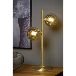 BAUHAUS Lucide Tycho Tischleuchte 56 W, L X B X H: 15 X 22 X 43 Cm, Gold, G9