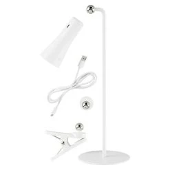 BAUHAUS WOFI Tischleuchte Batley 1,5 W, L X B X H: 12 X 12 X 35,5 Cm, Weiß