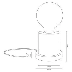 BAUHAUS Spotlight Tischleuchte Tasse 60 W, Eiche, E27 13 BAUHAUS Spotlight Tischleuchte Tasse 60 W, Eiche, E27 -Bauhaus Home 12 710