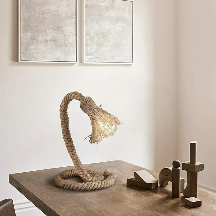 BAUHAUS Home Sweet Home Tischleuchte Pier 10 W, Beige, E27 4 BAUHAUS Home Sweet Home Tischleuchte Pier 10 W, Beige, E27 – Bild 2