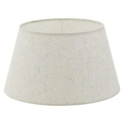 BAUHAUS Eglo Lampenschirm 1+1 Vintage Ø X H: 25 X 14 Cm, Creme, Textil