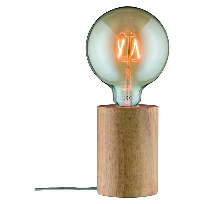 BAUHAUS Paulmann Neordic Tischleuchte Rund Talin 20 W, Ø X H: 90 Mm X 13 Cm, Hellbraun, E27 3 BAUHAUS Paulmann Neordic Tischleuchte Rund Talin 20 W, Ø X H: 90 Mm X 13 Cm, Hellbraun, E27