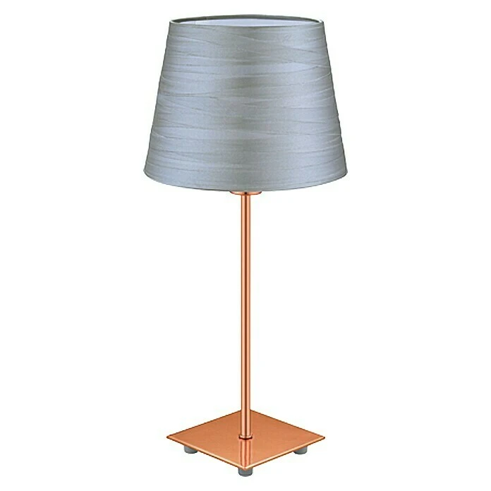 BAUHAUS Eglo Fonsea Tischleuchte 60 W, L X B X H: 11 X 11 X 40,5 Cm, Kupfer, Silber, E14 3 BAUHAUS Eglo Fonsea Tischleuchte 60 W, L X B X H: 11 X 11 X 40,5 Cm, Kupfer, Silber, E14