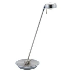 BAUHAUS LeuchtenDirekt Lola LED-Tischleuchte Opti 6 W, L X B X H: 54 X 18 X 62,5 Cm, Silber, Warmweiß