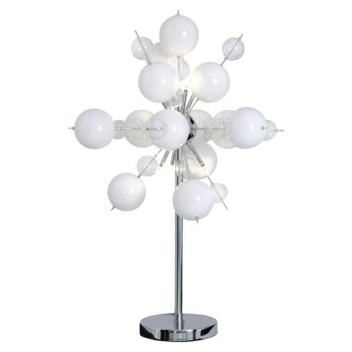 BAUHAUS Deko-Tischleuchte Weiß, G9 4 BAUHAUS Deko-Tischleuchte Weiß, G9 – Bild 2