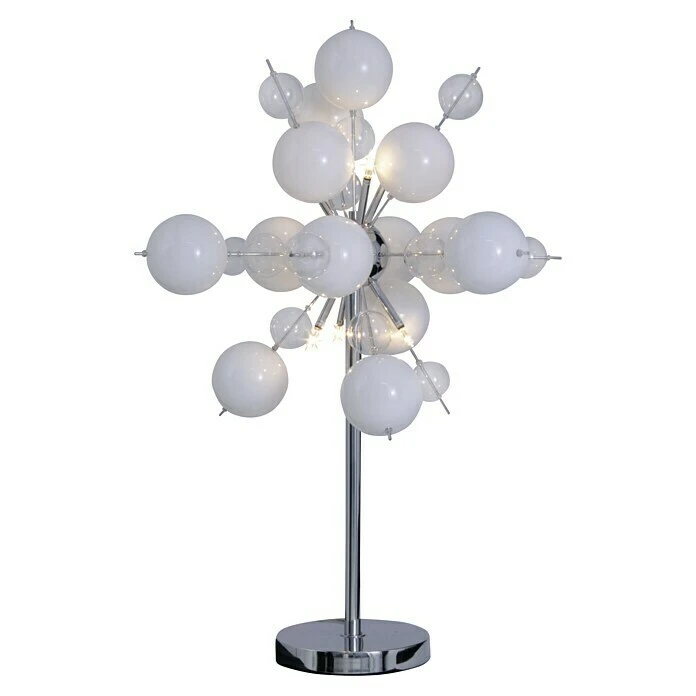 BAUHAUS Deko-Tischleuchte Weiß, G9 6 BAUHAUS Deko-Tischleuchte Weiß, G9 – Bild 4