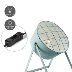 BAUHAUS Home Sweet Home Clemento Tischleuchte Rund 60 W, Ø X H: 420 Mm X 62 Cm, Grau, E27 11 BAUHAUS Home Sweet Home Clemento Tischleuchte Rund 60 W, Ø X H: 420 Mm X 62 Cm, Grau, E27 -Bauhaus Home 12 792