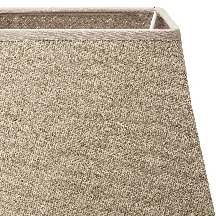 BAUHAUS Home Sweet Home Lampenschirm Melrose L X B X H: 20 X 20 X 14 Cm, Taupe, Stoff, Eckig 8 BAUHAUS Home Sweet Home Lampenschirm Melrose L X B X H: 20 X 20 X 14 Cm, Taupe, Stoff, Eckig – Bild 6