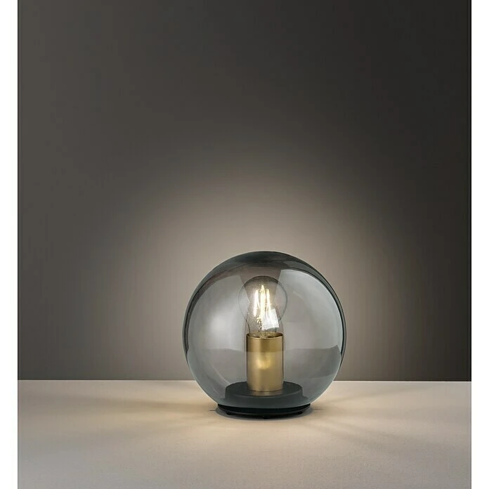 BAUHAUS Honsel Leuchten Tischleuchte Rund Dini 40 W, Ø X H: 200 Mm X 20 Cm, Rauchfarben/Satiniert, E27 5 BAUHAUS Honsel Leuchten Tischleuchte Rund Dini 40 W, Ø X H: 200 Mm X 20 Cm, Rauchfarben/Satiniert, E27 – Bild 3