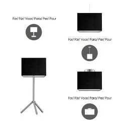 BAUHAUS Home Sweet Home Lampenschirm Block L X B X H: 25 X 25 X 18 Cm, Night Black, Baumwolle, Eckig 12 BAUHAUS Home Sweet Home Lampenschirm Block L X B X H: 25 X 25 X 18 Cm, Night Black, Baumwolle, Eckig -Bauhaus Home 12 842