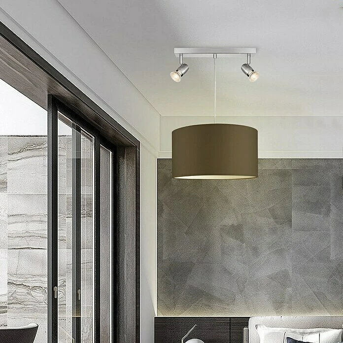 BAUHAUS Home Sweet Home Lampenschirm Bling Ø X H: 50 X 25 Cm, Braun 4 BAUHAUS Home Sweet Home Lampenschirm Bling Ø X H: 50 X 25 Cm, Braun – Bild 2