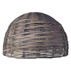 BAUHAUS Home Sweet Home Lampenschirm Roseau Ø X H: 40 X 20 Cm, Dunkelbraun, Holz, Rund