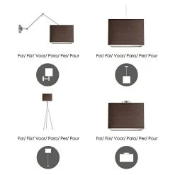 BAUHAUS Home Sweet Home Lampenschirm Block L X B X H: 40 X 40 X 27 Cm, Braun, Baumwolle, Eckig 12 BAUHAUS Home Sweet Home Lampenschirm Block L X B X H: 40 X 40 X 27 Cm, Braun, Baumwolle, Eckig -Bauhaus Home 12 856