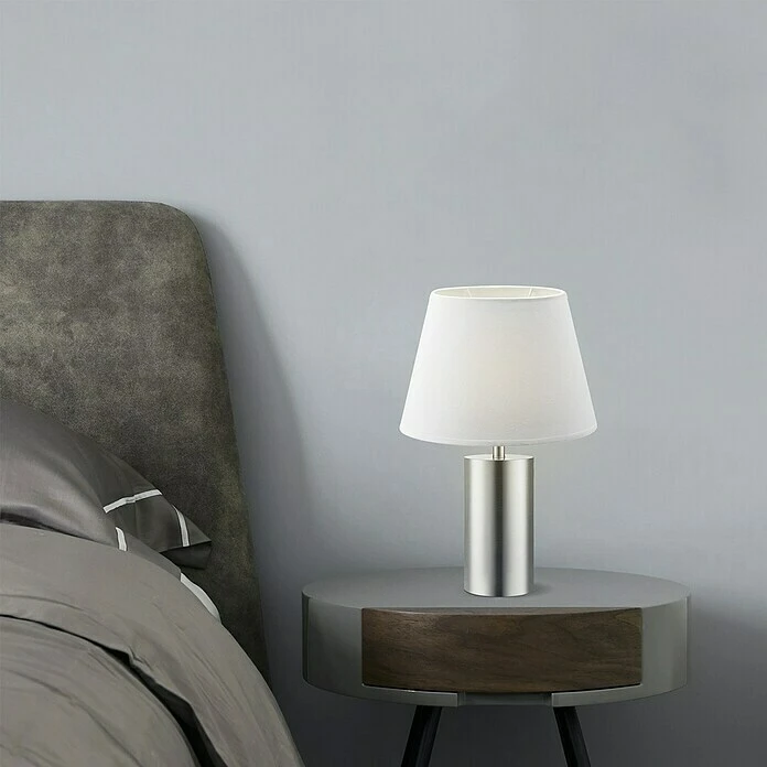 BAUHAUS Home Sweet Home Lampenschirm Largo Ø X H: 24 X 16 Cm, Pure White, Stoff, Oval 3 BAUHAUS Home Sweet Home Lampenschirm Largo Ø X H: 24 X 16 Cm, Pure White, Stoff, Oval