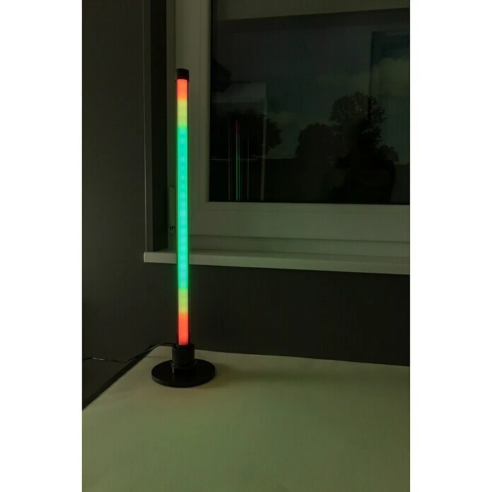 BAUHAUS REV LED-Tischleuchte 8 W, L X B X H: 13,5 X 13,5 X 59 Cm, Anthrazit, RGBW 7 BAUHAUS REV LED-Tischleuchte 8 W, L X B X H: 13,5 X 13,5 X 59 Cm, Anthrazit, RGBW – Bild 5