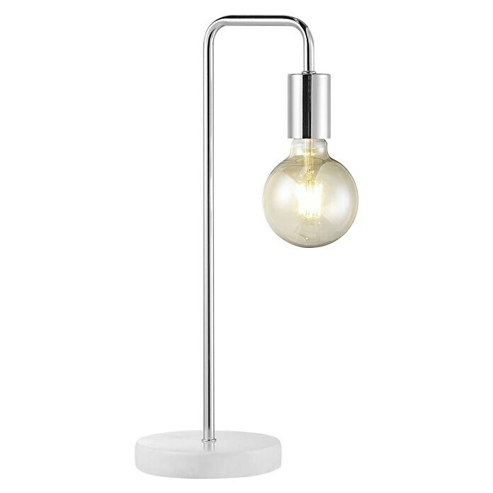 BAUHAUS Home Sweet Home Lampenfuß Noble 10 W, E27, Weiß/Silber, Höhe: 40 Cm 3 BAUHAUS Home Sweet Home Lampenfuß Noble 10 W, E27, Weiß/Silber, Höhe: 40 Cm