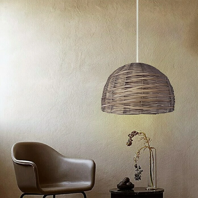 BAUHAUS Home Sweet Home Lampenschirm Roseau Ø X H: 40 X 20 Cm, Dunkelbraun, Holz, Rund 6 BAUHAUS Home Sweet Home Lampenschirm Roseau Ø X H: 40 X 20 Cm, Dunkelbraun, Holz, Rund – Bild 4