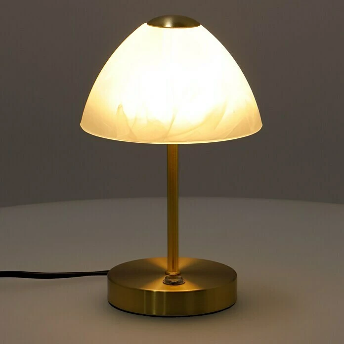 BAUHAUS Reality Leuchten LED-Tischleuchte Rund Queen 2 W, Ø X H: 150 Mm X 24 Cm, Messing, Warmweiß 3 BAUHAUS Reality Leuchten LED-Tischleuchte Rund Queen 2 W, Ø X H: 150 Mm X 24 Cm, Messing, Warmweiß