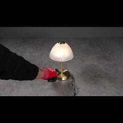 BAUHAUS Reality Leuchten LED-Tischleuchte Rund Queen 2 W, Ø X H: 150 Mm X 24 Cm, Messing, Warmweiß 11 BAUHAUS Reality Leuchten LED-Tischleuchte Rund Queen 2 W, Ø X H: 150 Mm X 24 Cm, Messing, Warmweiß -Bauhaus Home 12 905