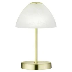 BAUHAUS Reality Leuchten LED-Tischleuchte Rund Queen 2 W, Ø X H: 150 Mm X 24 Cm, Messing, Warmweiß 12 BAUHAUS Reality Leuchten LED-Tischleuchte Rund Queen 2 W, Ø X H: 150 Mm X 24 Cm, Messing, Warmweiß -Bauhaus Home 12 906