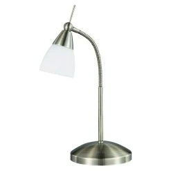 BAUHAUS Paul Neuhaus Pino Tischleuchte 28 W, L X B X H: 28 X 28 X 44,5 Cm, Altmessing, G9