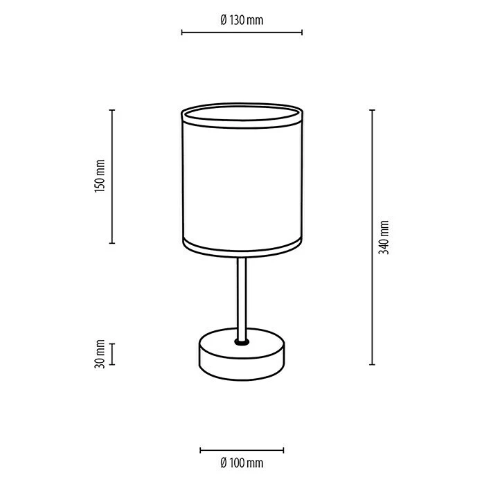 BAUHAUS Britop Lighting Boho Tischleuchte 25 W, Schwarz, E27 7 BAUHAUS Britop Lighting Boho Tischleuchte 25 W, Schwarz, E27 – Bild 5