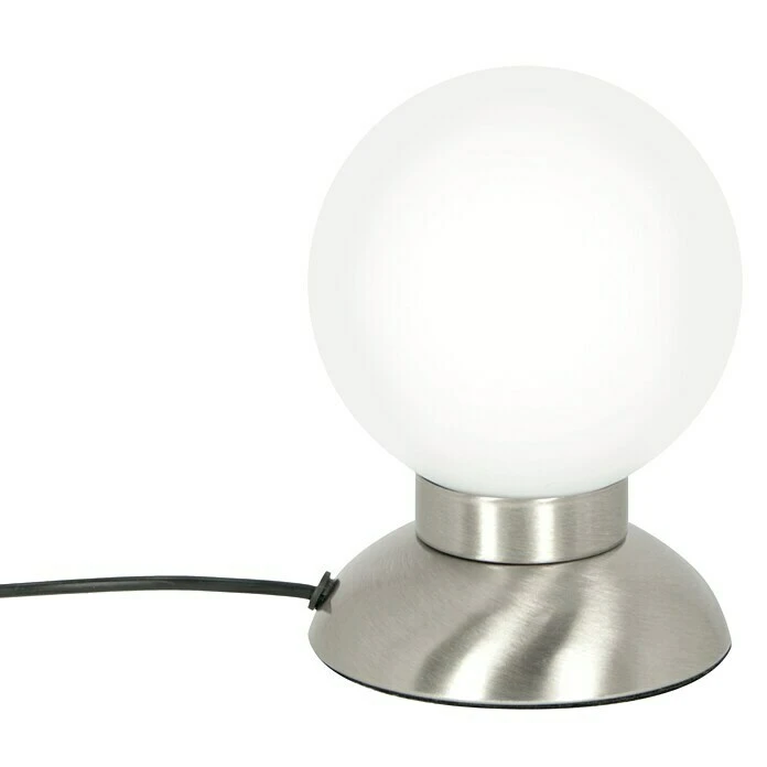 BAUHAUS Reality Leuchten LED-Tischleuchte Rund Princess 3 W, Ø X H: 100 Mm X 13 Cm, Nickel, Warmweiß 5 BAUHAUS Reality Leuchten LED-Tischleuchte Rund Princess 3 W, Ø X H: 100 Mm X 13 Cm, Nickel, Warmweiß – Bild 3