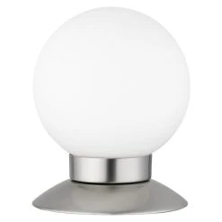 BAUHAUS Reality Leuchten LED-Tischleuchte Rund Princess 3 W, Ø X H: 100 Mm X 13 Cm, Nickel, Warmweiß 13 BAUHAUS Reality Leuchten LED-Tischleuchte Rund Princess 3 W, Ø X H: 100 Mm X 13 Cm, Nickel, Warmweiß -Bauhaus Home 12 926