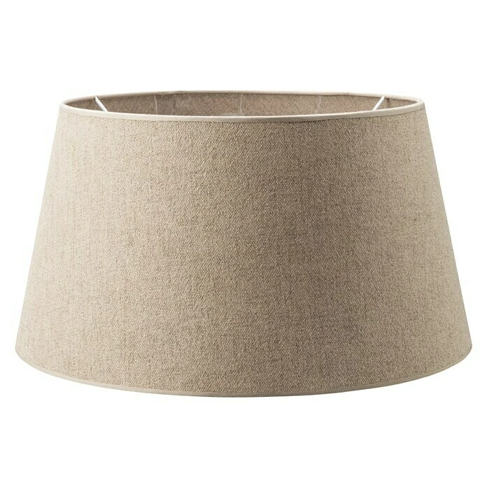 BAUHAUS Home Sweet Home Lampenschirm Melrose Ø X H: 35 X 19 Cm, Taupe, Stoff, Rund 4 BAUHAUS Home Sweet Home Lampenschirm Melrose Ø X H: 35 X 19 Cm, Taupe, Stoff, Rund – Bild 2